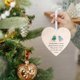 thumbnail image 5 of Adorno de cerámica de vidrio marino de la Amistad de porcelana blanca | Decoración plana 2D para árbol de Navidad | Regalo para un amigo sincero con detalles inspirados en el arte, 5 of 5