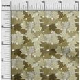 thumbnail image 2 of oneOone Cotton Silk Olive Green Fabric Abstract Sewing Material Print Fabric By The Yard 42 Inch Wide, 2 of 5