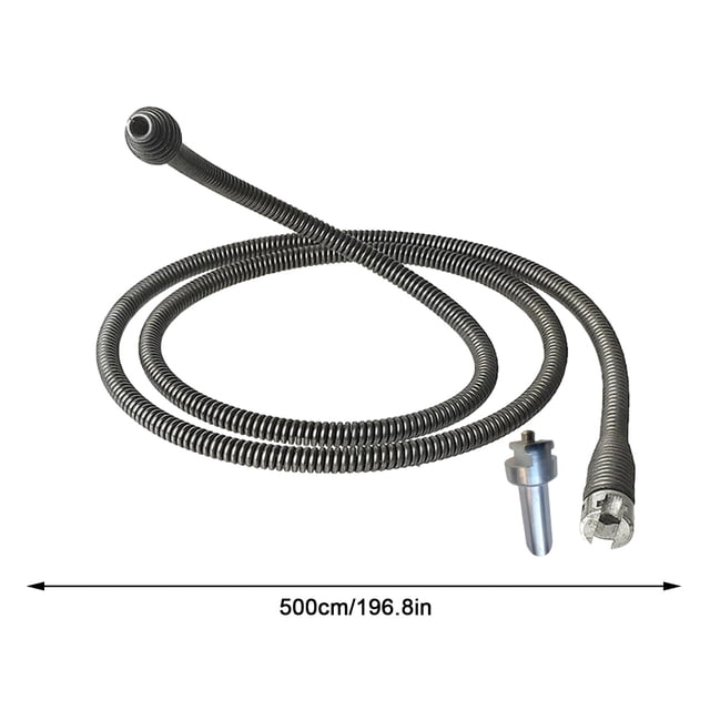 Electric Drill Spring Pipe Dredge Tool Dredge Pipe Through Sewer Cleaner Spring Tube Drainage Tool
