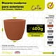 thumbnail image 3 of Maceta moderna para exteriores compacta de 20 cm de alto EUROPEAN Artego Japi Hecho en Brasil, 3 of 8