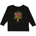 thumbnail image 3 of Inktastic Karate Princess Girls Martial Arts Girls Long Sleeve Toddler T-Shirt, 3 of 5