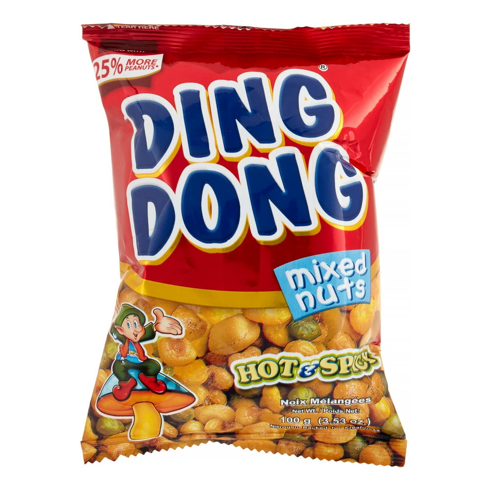 Ding Dong Hot & Spicy Mix Nuts, 100 Gram