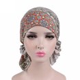 thumbnail image 5 of Turban pour Femmes Imprimé - Foulard en Coton Extensible Bonnet Chimio, 5 of 5