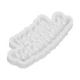 thumbnail image 6 of Vadktai 'Happy Birthday' Letter Mold, 100% Food-grade Silicone Molds, Non-stick DIY Cake Decoration, Chocolate Candy Gum Fondant Pudding Cupcake Baking Mold for Home Cooking Tools, Polymer Clay Mould, 6 of 8
