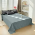 thumbnail image 5 of Bed Sheets Full Solid Color Ease Friendly Washable Sheets Queen Size Bed Sheets, 5 of 6