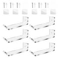 thumbnail image 1 of Clear Acrylic Hat Organizer Wall Mounted Cap Rack Strong Hold Hanger for Baseball Caps Display Storage, 1 of 4