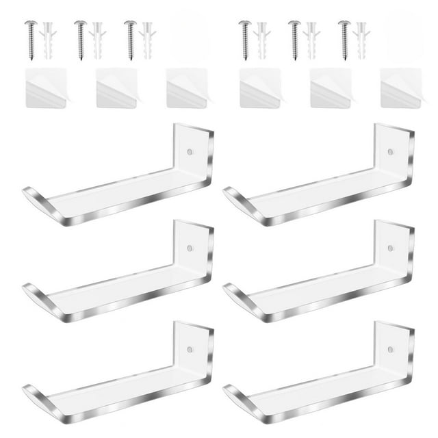 Clear Acrylic Hat Organizer Wall Mounted Cap Rack Strong Hold Hanger for Baseball Caps Display Storage