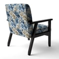 thumbnail image 5 of Designart "Coastal Tranquility Victorian Pattern VIII" Upholstered Floral Accent Chair and Cottage Arm Chair - Multiple Color & Pattern, 5 of 7