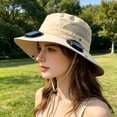 thumbnail image 4 of Luckky 3-in-1 Hands-Free Solar Cooling Hat Fan,UPF 50+ Sun Protection Hat with Removable Fan,Dual Solar & Type-C Rechargeable Outdoor Ventilated Hat for Men Women Fishing Cycling Gardening, 4 of 7