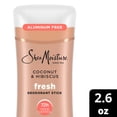 thumbnail image 3 of SheaMoisture Deodorant Stick 72h Odor Control Coconut & Hibiscus Fresh Aluminum Free ,2.6 oz, 3 of 11