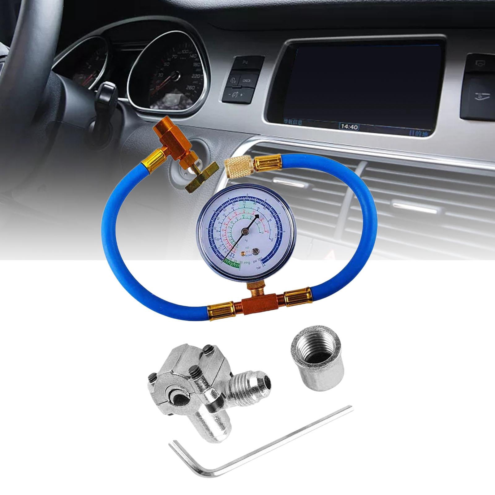 koolsoo Bpv-31 Piercing Tap Valve Kit Adjustable Modification Easy to Use Line Tap Valve Kit Replace Parts for MPV31 Gpv38 Gpv56 1/4" 1set with Hose
