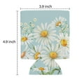thumbnail image 3 of Can Sleeves 2 PCS Funny Cans Cooler Sleeve Daisy Flower Watercolor Beer Can Coolies for Kitchen Christmas Halloween (3.9In X4.9 In), 3 of 3