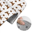 thumbnail image 5 of Honeii Labrador Retriever Dog Pattern Bathroom Anti-Skid Pad Bathroom Mat Vintage Seamless Pattern Not-Slip Toilet Rug Set, 5 of 6