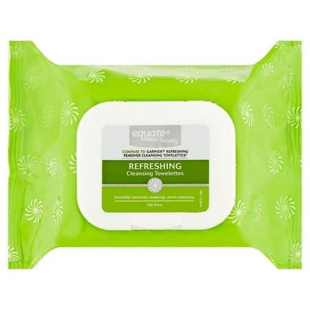 Equate Beauty Refreshing Wet Cleansing Towelettes, 40 Ct