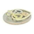 thumbnail image 6 of New 14k tri color Gold heart Pendant charm fine jewelry love gift for her 1.5g, 6 of 9