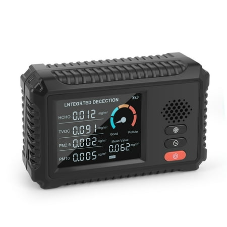 

TVOC HCHO CO2 PM2.5 Digital LCD Formaldehyde Detector Portable Home Air Quality Meter Carbon Dioxide Gas Analyzer