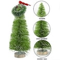 thumbnail image 3 of OUSITAID 49 Pcs Christmas Sign Table Decorations DIY Mini Sisal Christmas Trees Room Decor, 3 of 9