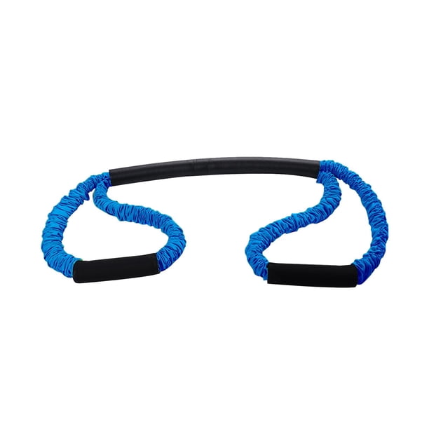Banda de resistencia para boxeo con asas cómodas, cuerda de tensión para entrenamiento de fuerza, deporte azul 25 libras