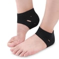 thumbnail image 4 of HNMKIU Unisex Gel Silicone Heel Protectors Moisturizing Foot Socks For Dry Skin Care Black,One Size, 4 of 9