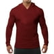 thumbnail image 1 of Sudadera con capucha deportiva de moda para hombre: sudadera de entrenamiento de color liso, mezcla de algodón, transpirable, corte ajustado, para el gimnasio, correr y ocasiones informales, 1 of 6