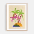 thumbnail image 2 of Tropical Islands - Illustration Tropical Palm Tree Abstract Geometric Summer Minimalist Beach House Unframed Wall Art Print 40 x 60 inches, 2 of 16