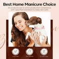 thumbnail image 6 of modelones Brown Gel Nail Polish Set 6 Colors, Brown Tones Purple Gel Polish Light Soft to Dark 2025 All Seasons LED Nail Art for Nail Lovers Gift Salon DIY Starter Kit, 6 of 8