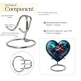 thumbnail image 4 of Cardinal Bird Heart Urn, Small Urns For Human Ashes, Heart Urns For Women, Mini Urns For Ashes, Ash Holders For Human Ashes, Burial Urns For Adult Human Ashes, Miniature Urn 3 Inch, 2PCS, 4 of 5