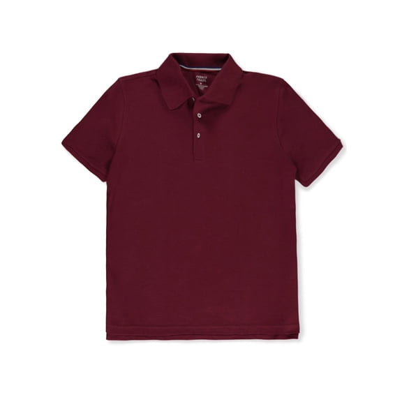 French Toast Adult Unisex S/S Pique Polo Color: burgundy Size: s