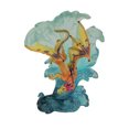 thumbnail image 1 of Veronese Design Dragón deslizándose a lo largo de la estatua de las olas Veronese Design WU74631AC, 1 of 4