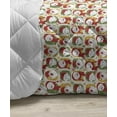 thumbnail image 3 of Christmas Down Alternative Comforter, Vintage Holiday Pattern with Penguins Funny Arctic Animals Xmas in North Pole, Microfiber Quilt for All Season, 5 Sizes, Multicolor, by Ambesonne, 3 of 3