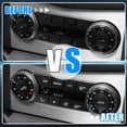 thumbnail image 2 of Center Console Air Condition Button Stickers AC Climate Control Cover Trim Set Black for Mercedes-Benz C300 2008-2014, 2 of 7