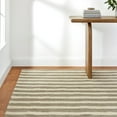 thumbnail image 4 of Dash & Albert Silas Stripe Hand Micro Hooked Wool Rug, 3' x 5', Grey, 4 of 8