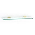 thumbnail image 4 of Alno Royale Series 18" Glass Shelf with Brackets - Polished Chrome, 4 of 5