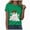 Green, variant on TOWED22 Halloween Cute Ghost Wear Bow T-Shirts for Women Graphic Short Sleeve Tees Cotton Crew Neck T Shirt Casual Tops(Green,M)