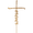 Hammered Copper, variant on Forever Cross - Metal Wall Art