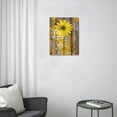thumbnail image 3 of Inspiration Sunflowers Rustic Wood Background (1) Wall Art Bathroom Pictures Wall Decor Canvas Painting Prints Artwork for Bathroom Office Bedroom 12"x16", 3 of 7