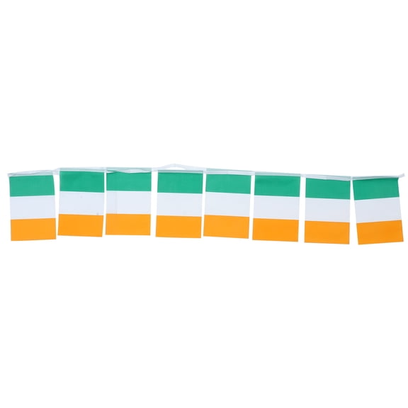 LABSERRON Multi-Color Polyester Bunting Banner for Indoor and Outdoor St. Patrick's Day Decorations