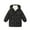 #150-Black, variant on AUNVITO Girls & Boys 2-12Y Winter Thickened Hooded Coat, Long Sleeve Heavy Warm Cotton Jacket Cold Weather Solid Color Casual Outerwear