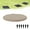 Beige-circle, variant on Stake down Stepping Stones Outdoor, Square Durable Stepping Stones into the Ground, Large Plastic Resin Pavers with Stake Diwn, Decorative for Yard Walkway Garden Easy Application(Beige-hexagon,1pc)