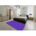 thumbnail image 5 of Ahgly Company Machine Washable Indoor Rectangle Transitional Purple Plum Purple Area Rugs, 7' x 10', 5 of 7