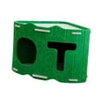 thumbnail image 4 of Almencla Lit pour Chat Maison Respirante Lit de Sommeil pour Animaux Portable Robuste Maison Fermée Verte, 4 of 8