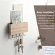 thumbnail image 5 of Estante de pared Punch Puerta gratis Perspago Decorativo Hook Box Hallway Hogar Space Saving Rack Soporte Paraguas Titular de Baño Color de Madera Eigraketly HA059702-01B, 5 of 7