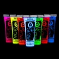thumbnail image 1 of Pintura facial y corporal con luz negra que brilla UV, 0,34 oz, fluorescente de neón (0,34 onzas líquidas (paquete de 7)), 1 of 5