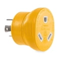 thumbnail image 3 of Camco Power Cord Adapter 55338 Power Grip; 4 Prong Adapter; Non Locking; Not Waterproof; Without Plug Head Handle, 3 of 8