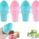 thumbnail image 1 of Juego de herramientas para helados y paletas Cuchara para helado, juego de mini conos de helado reutilizables, juego de herramientas para hornear galletas de plástico de buen agarre, 1 of 5