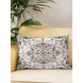 thumbnail image 2 of Outdoor Pillows Waterproof, Boho Southwestern Bedding Throw Pillows with Insert for Couch Sofa Bed, Tribal Antique Country Orange Blue 12x20 Inch Pillowcases Decorative Camping Patio Pillow Set of 1, 2 of 8