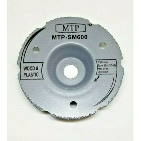 

MTP SM600 Saw Max 3 Wood Plastic Segment Carbide Circular Saw Max SM20 and Rotozip zipsaw RFS1000
