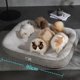 thumbnail image 5 of Square Cat's House Bed For Cats Dog Mat Warm Sleep Cat Nest Cushion Dog Puppy Couch For Dogs Basket Plush Pet Accessories Winter ShopWise Round, 5 of 9