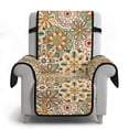 thumbnail image 2 of SCRAWLGOD Mandala Flower Print Recliner Chair Cover Washable Furniture Protector Stain Resistant Non Slip Reclining Couch Cover with Pocket, 2 of 7