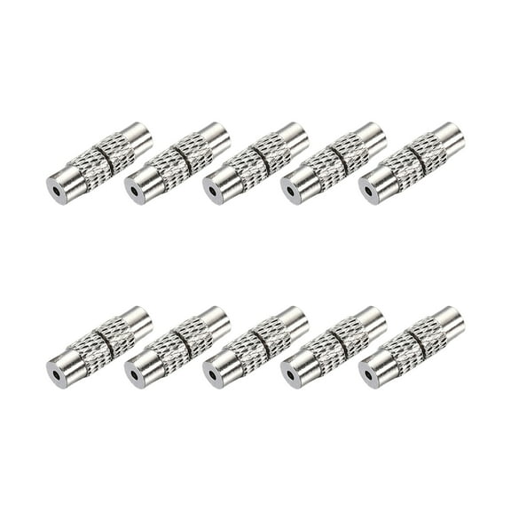 lixuesong 10pcs Sturdy Screw Clasps Fastener Charm Unique Screw Clasps Jewelry Fasteners for Necklace Bracelet Craft Making